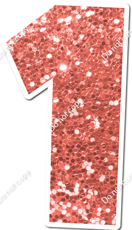 30" Individuals - Coral Sparkle