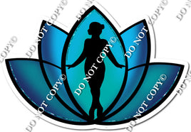 Lotus with Girl Silhouette w/ Variants s