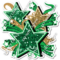 Star Bundle - Green & Gold