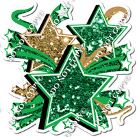 Star Bundle - Green & Gold
