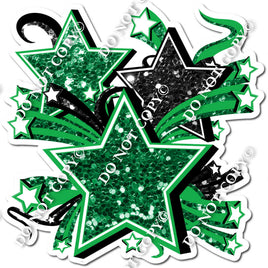 Star Bundle - Green & Black