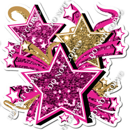 Star Bundle - Hot Pink & Gold