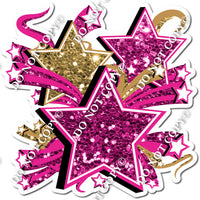 Star Bundle - Hot Pink & Gold