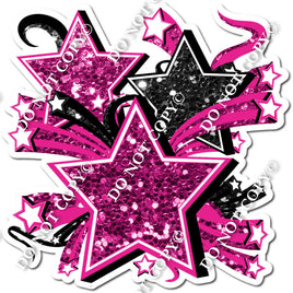 Star Bundle - Hot Pink & Black