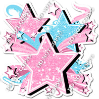 Star Bundle - Baby Pink & Baby Blue