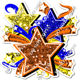 Star Bundle - Orange, Blue, Yellow