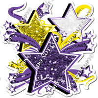 Star Bundle - Purple, Yellow, White