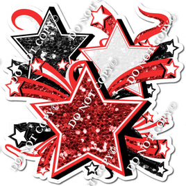 Star Bundle - Red, White, Black