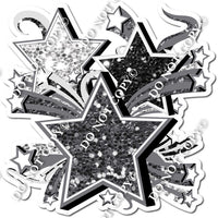 Star Bundle - Silver, Black, Light Silver