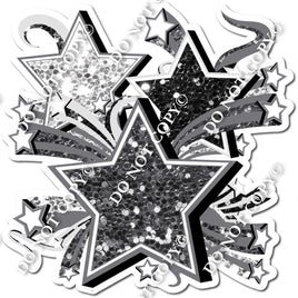Star Bundle - Silver, Black, Light Silver