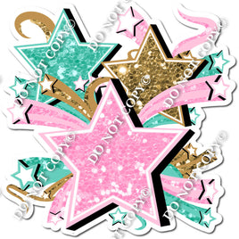 Star Bundle - Baby Pink, Gold, Mint