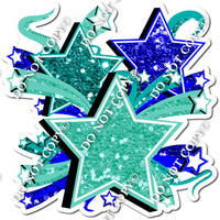 Star Bundle - Mint, Teal, Blue