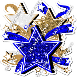 Star Bundle - Blue, Gold, White