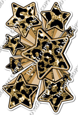 XL Star Bundle - Gold Leopard