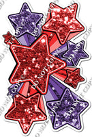 XL Star Bundle - Red & Purple