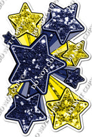 XL Star Bundle - Navy Blue & Yellow