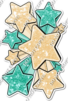XL Star Bundle - Champagne & Mint