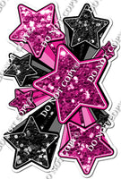 XL Star Bundle - Hot Pink & Black