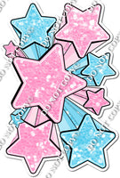 XL Star Bundle - Baby Pink & Baby Blue