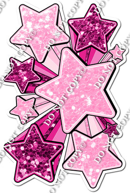 XL Star Bundle - Baby Pink & Hot Pink