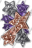 XL Star Bundle - Rose Gold, Silver, Purple