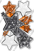 XL Star Bundle - Silver, White, Orange