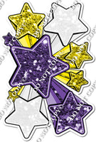 XL Star Bundle - Purple, Yellow, White