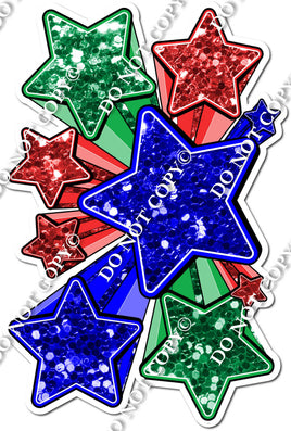 XL Star Bundle - Blue, Red, Green