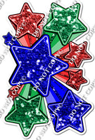 XL Star Bundle - Blue, Red, Green