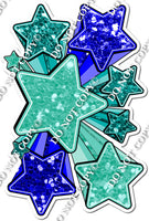 XL Star Bundle - Mint, Teal, Blue
