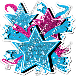 Star Bundle - Caribbean & Hot Pink