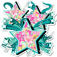 Star Bundle - Pink Floral