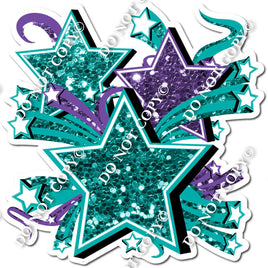 Star Bundle - Teal & Purple