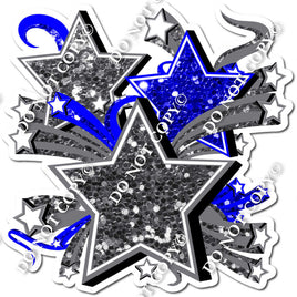 Star Bundle - Silver & Blue