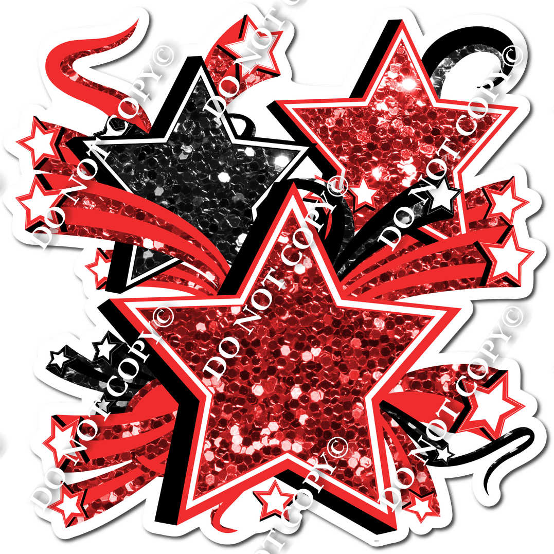 Star Bundle - Red & Black| Sign Swag USA