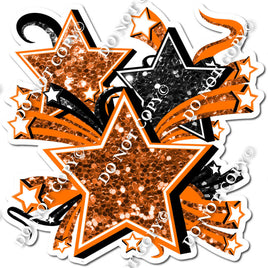 Star Bundle - Orange & Black