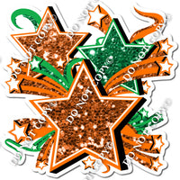 Star Bundle - Orange & Green