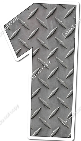 30" Individuals - Diamond Plate