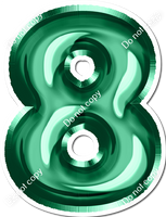Foil 18" Individuals - Emerald / Hunter Green Foil