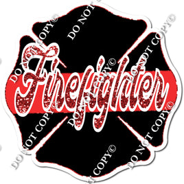 Maltese Cross - Firefighter Badge