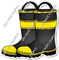 Pair of Firefighting Boots w/ Variants