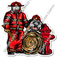 Fireman and Dog w/ Variants