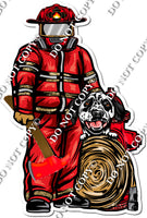 XL Fireman with Dog w/ Variants