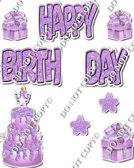 10 pc Happy Birthday - Swift - Lavender Flair-hbd0675