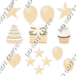 14 pc - Flair Set - Flat Champagne