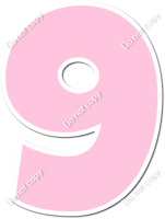 30" Individuals - Flat Baby Pink