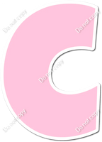 LG 18" Individuals - Flat Baby Pink