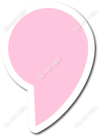 LG 18" Individuals - Flat Baby Pink