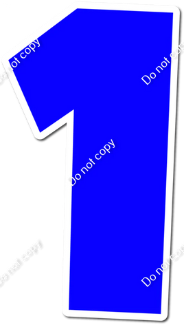 30" Individuals - Flat Blue