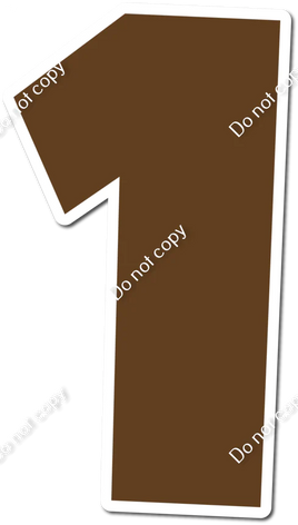 30" Individuals - Flat Chocolate